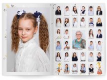 Выпускной альбом для 1 4 класса Жирафики Москва Санкт-Петербург заказать выпускной альбом